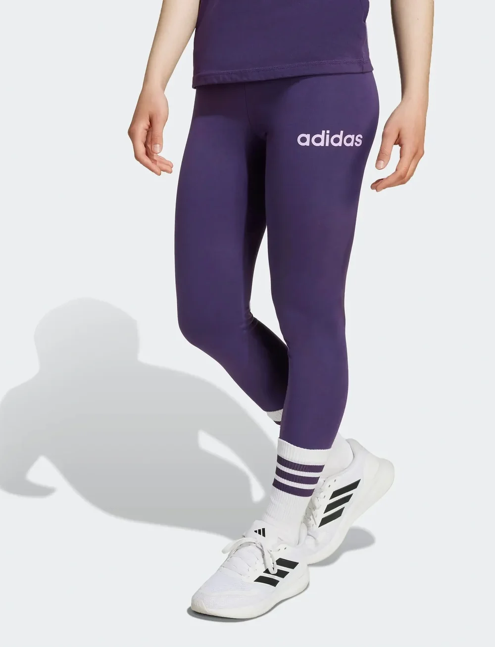 adidas Sportswear - JG LIN LEG 230 - leggings - aurplu/powplu - 2
