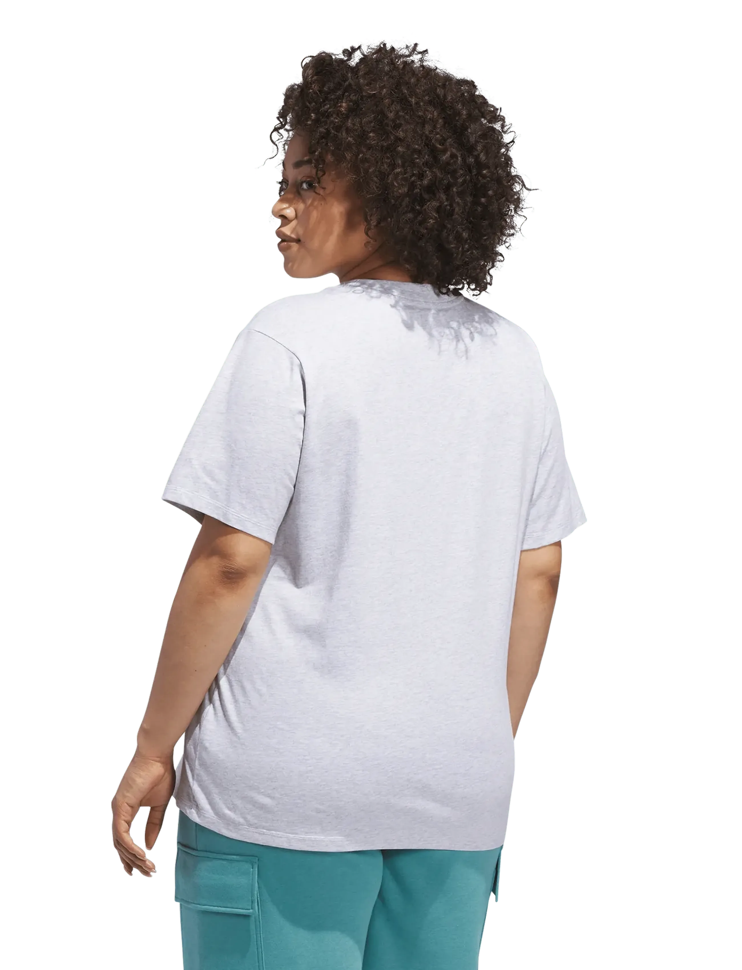 adidas Sportswear - W IN SL SJ T - t-shirts - lgreyh - 4