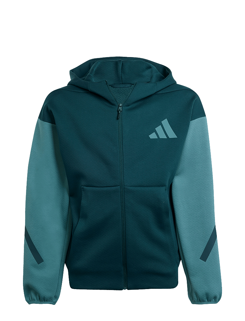 adidas Sportswear - J Z.N.E.FZ CB - džemperi ar kapuci - aurivy/pretea/pretea - 1