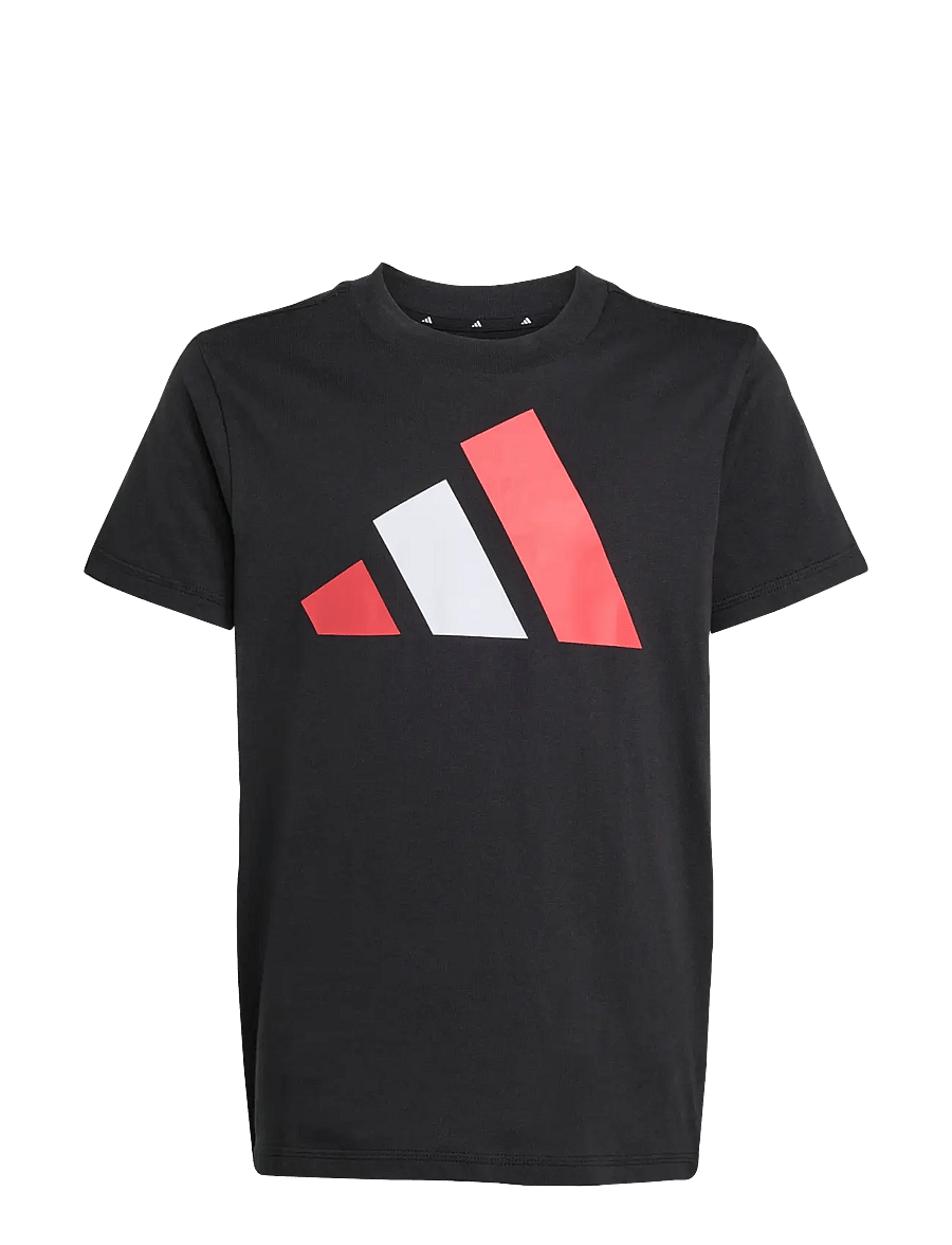 adidas Sportswear - J BL TEE 160 - sportoberteile - black/purrub/white - 1