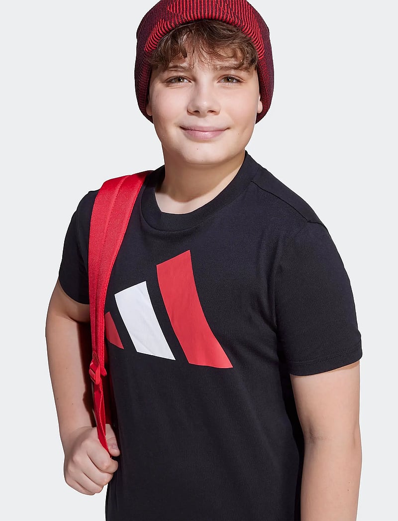 adidas Sportswear - J BL TEE 160 - sportstoppe - black/purrub/white - 2