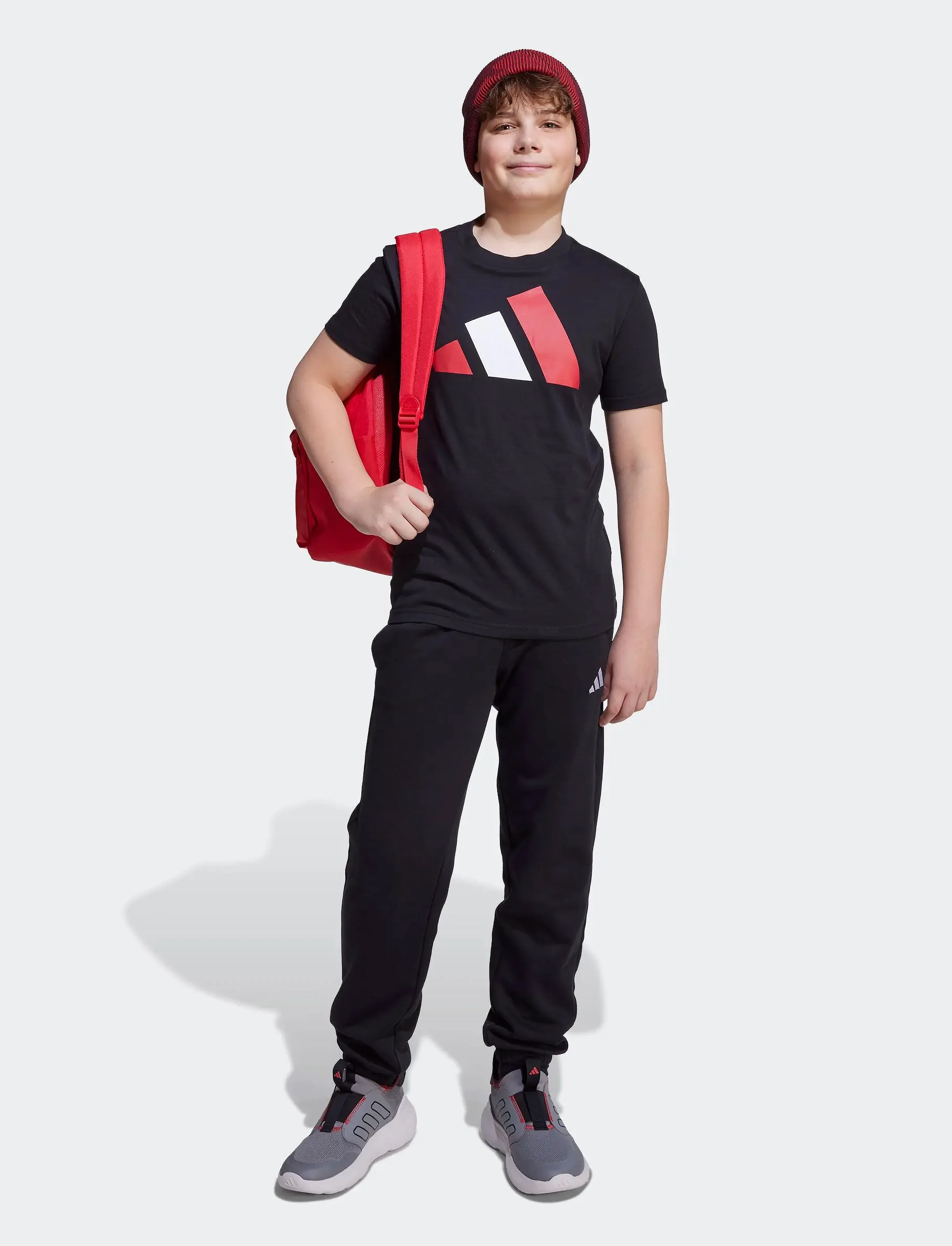 adidas Sportswear - J BL TEE 160 - spordisärgid - black/purrub/white - 3