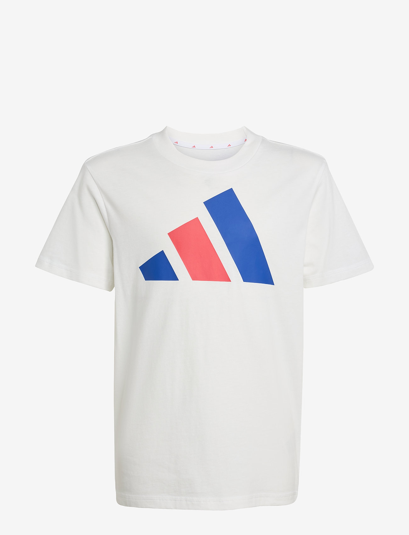 adidas Sportswear - J BL TEE 160 - sporttoppar - white/royblu/purrub - 1
