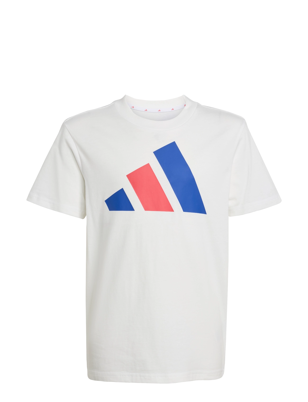 adidas Sportswear J BL TEE 160 - Toppe og t-shirts - WHITE/ROYBLU/PURRUB / white