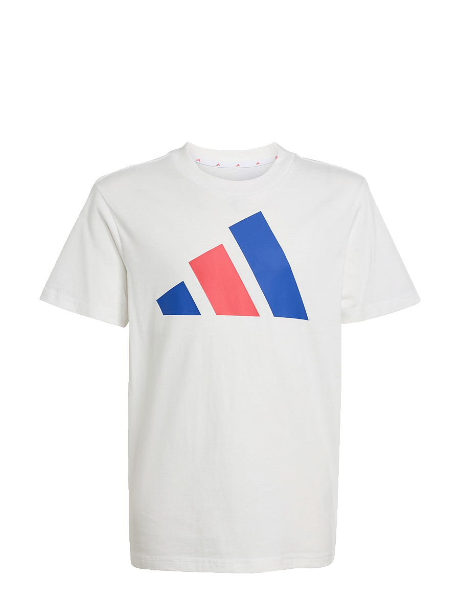 adidas Sportswear - J BL TEE 160 - sportinės palaidinukės - white/royblu/purrub - 1