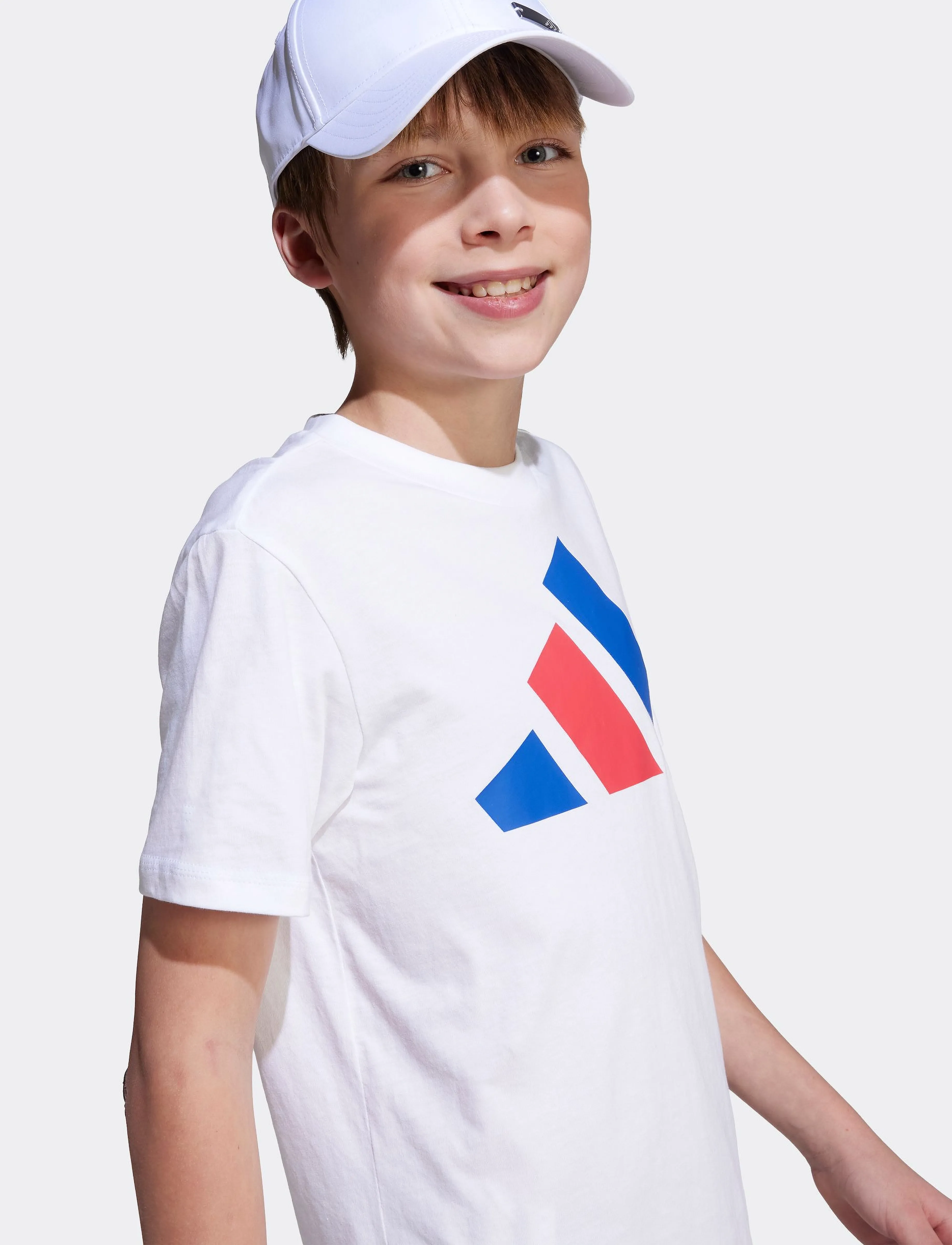 adidas Sportswear - J BL TEE 160 - spordisärgid - white/royblu/purrub - 3