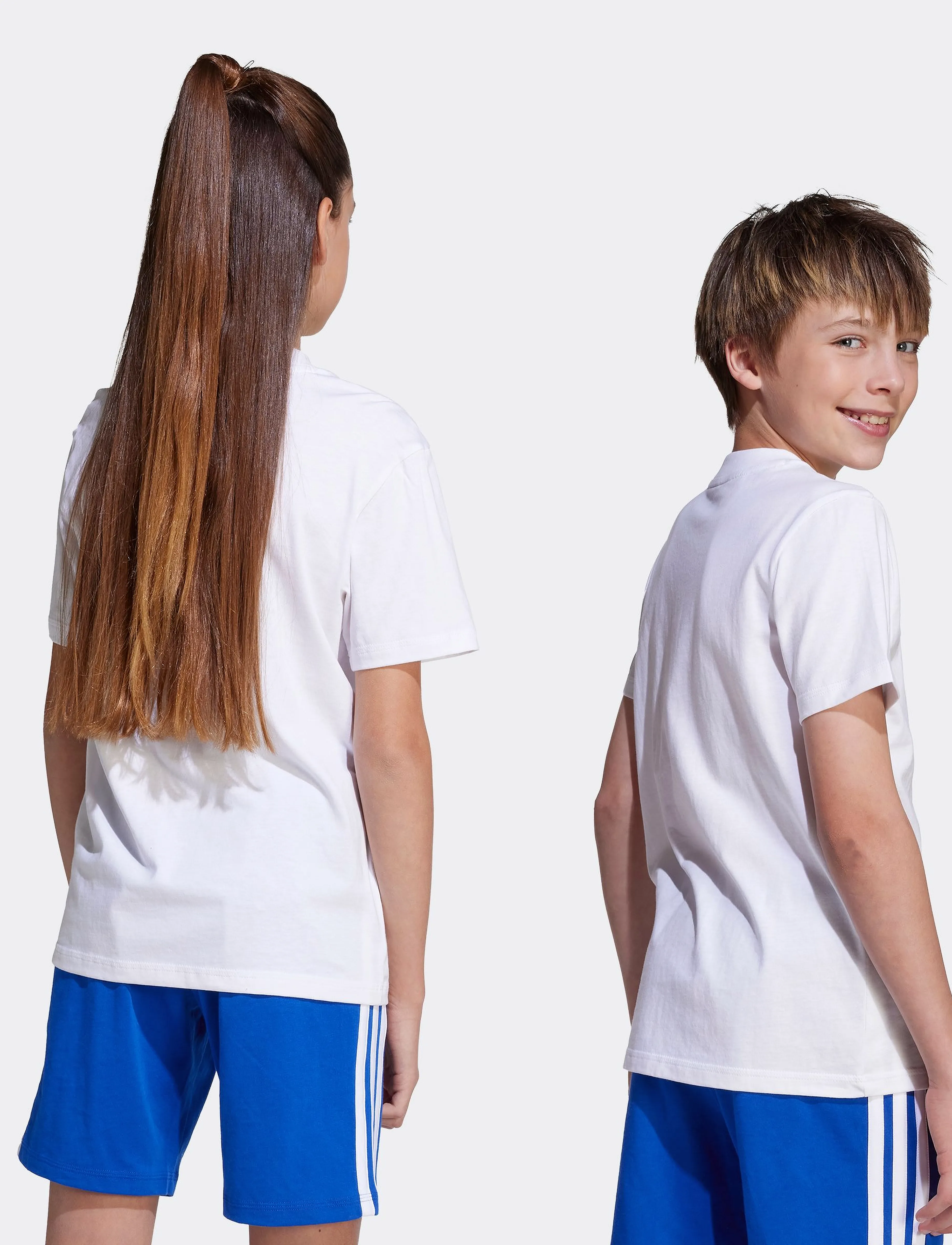 adidas Sportswear - J BL TEE 160 - spordisärgid - white/royblu/purrub - 4