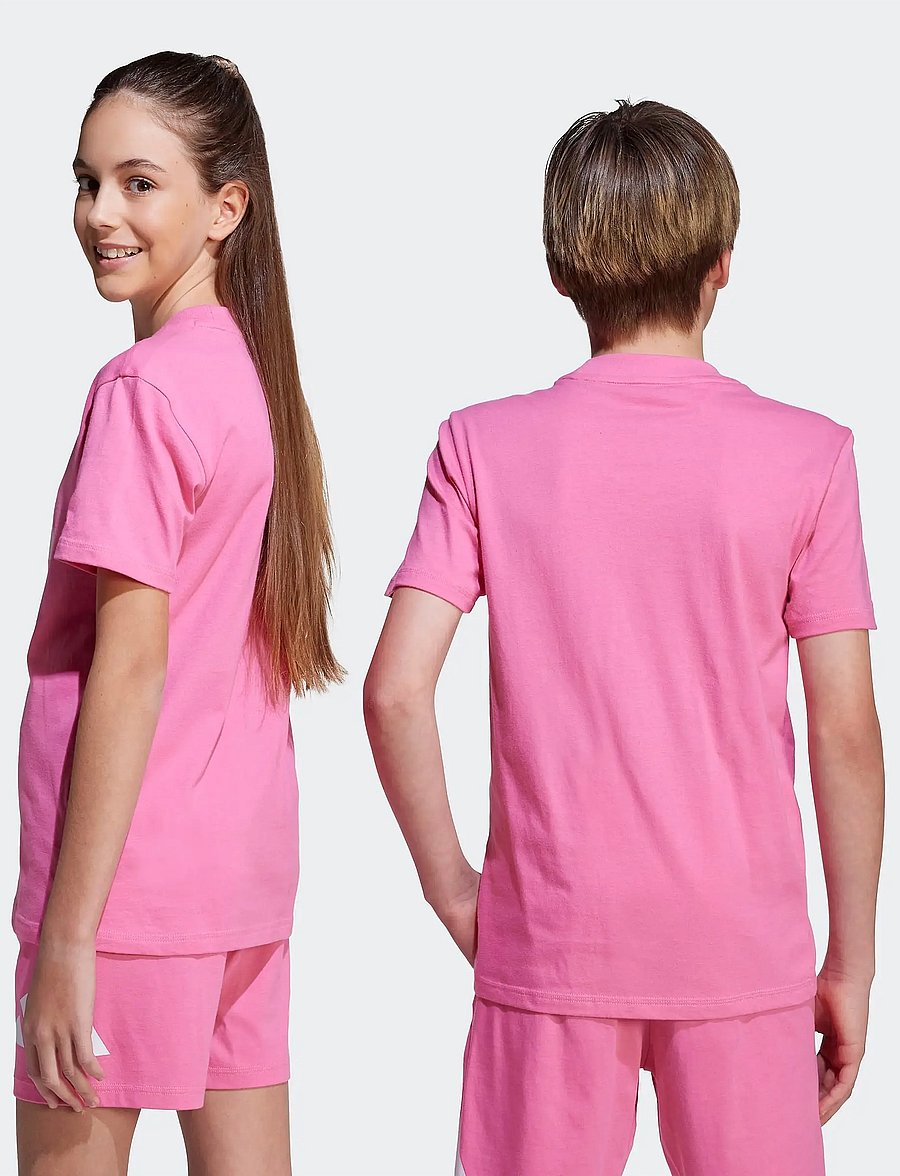 adidas Sportswear - J BL TEE 160 - sportinės palaidinukės - pnkfus/clpink/white - 3