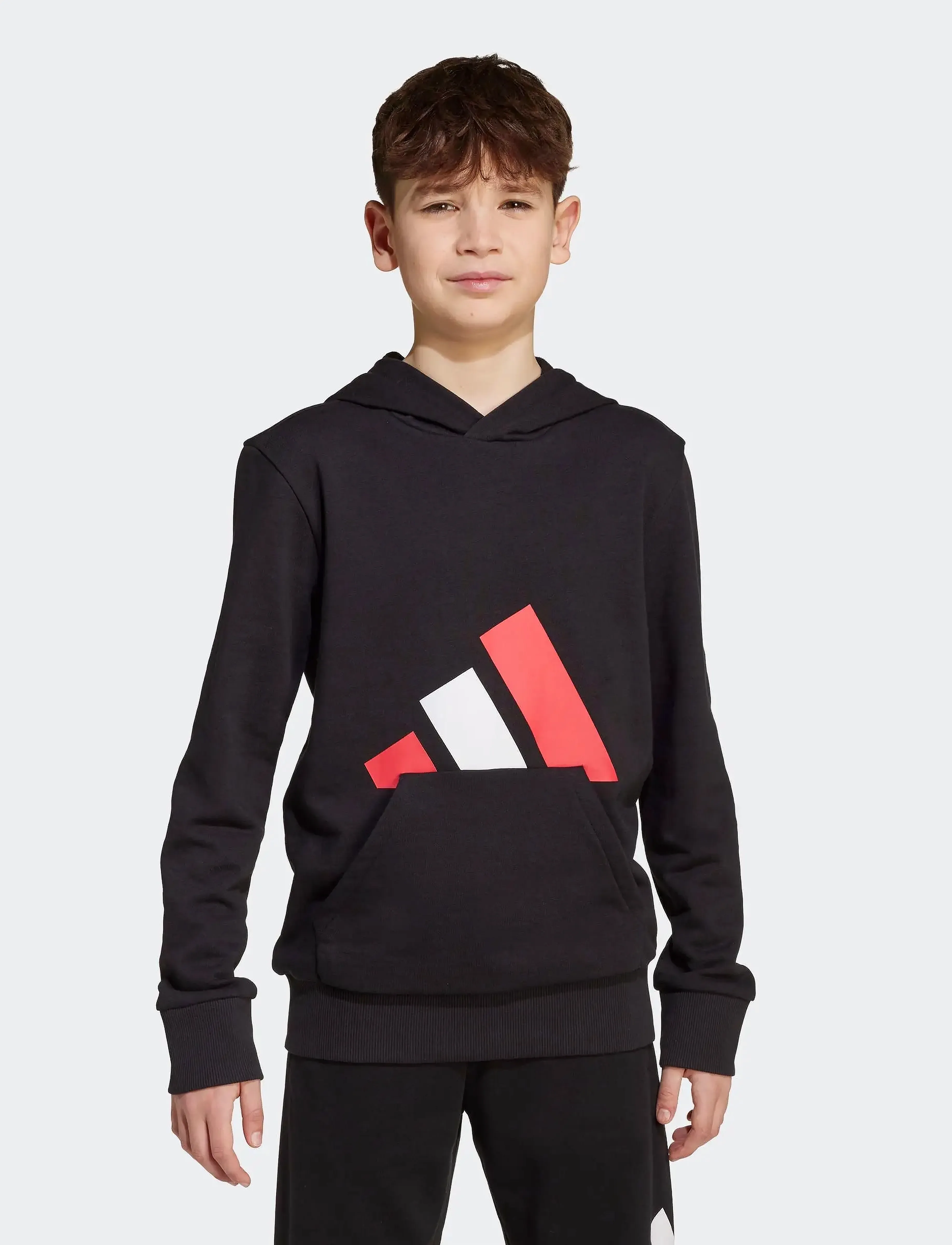 adidas Sportswear J BL FT HD 280 - Sweatshirts & Hættetrøjer - BLACK/PURRUB/WHITE / black