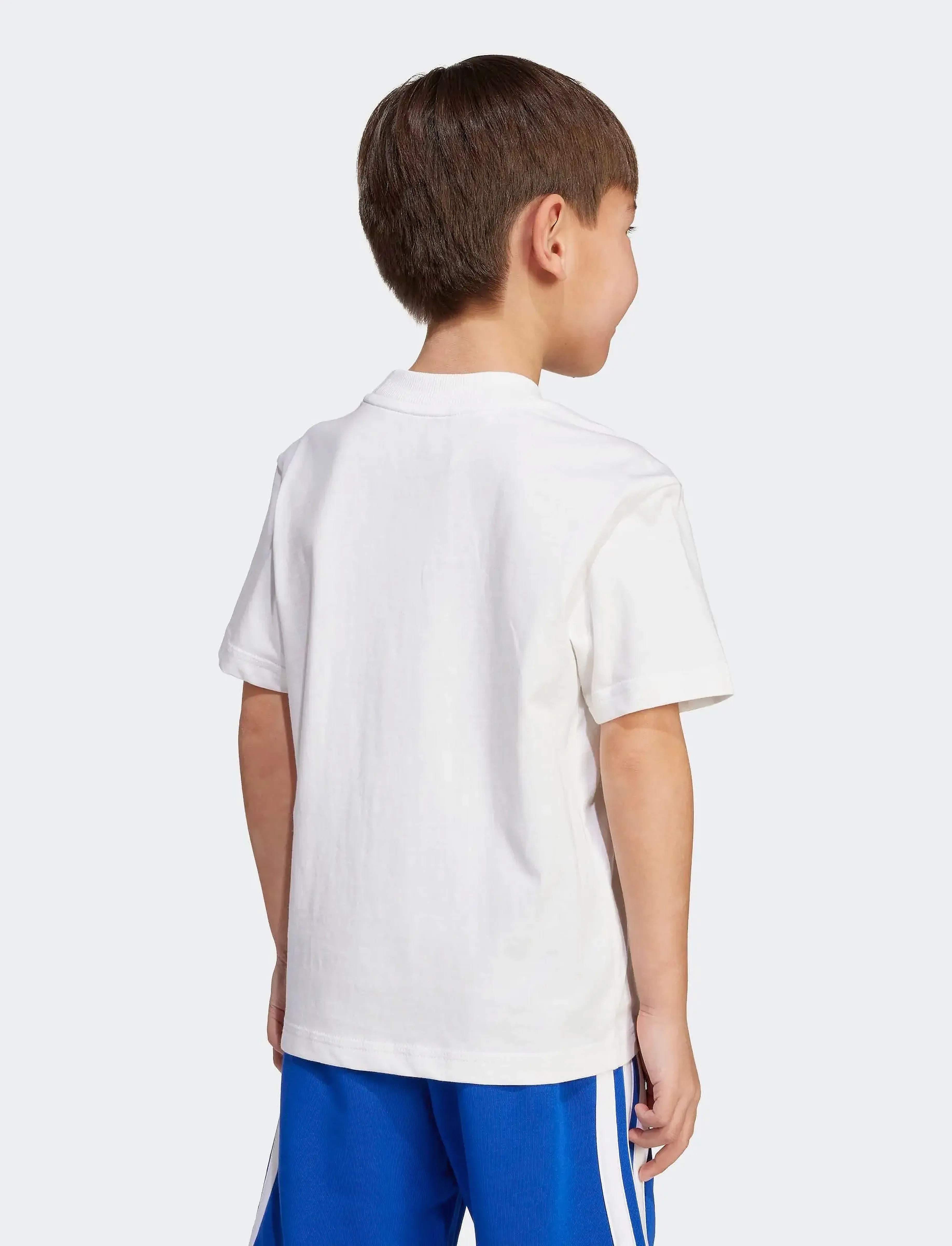 adidas Sportswear - LK BL TEE 160 - kortærmede t-shirts - white/royblu/purrub - 4