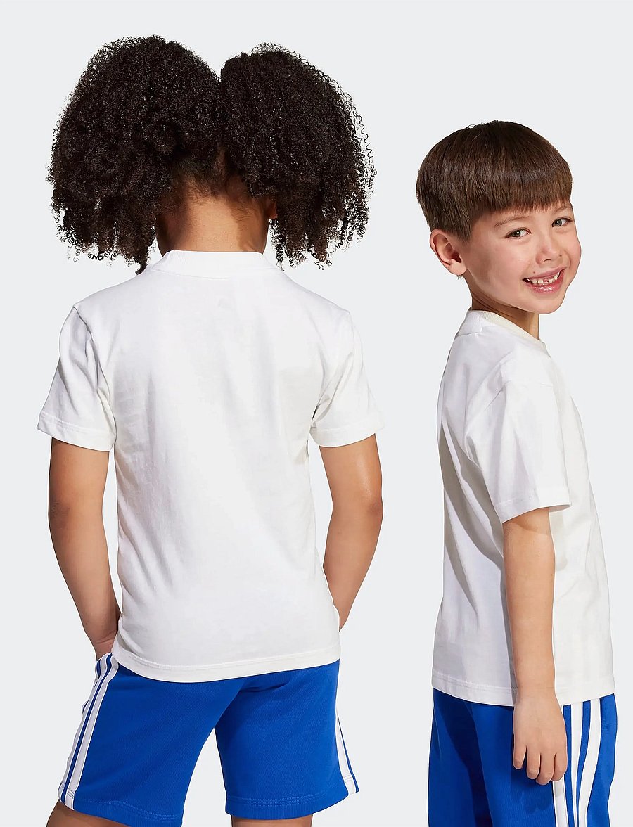 adidas Sportswear - LK BL TEE 160 - t-shirts à manches courtes - white/royblu/purrub - 5