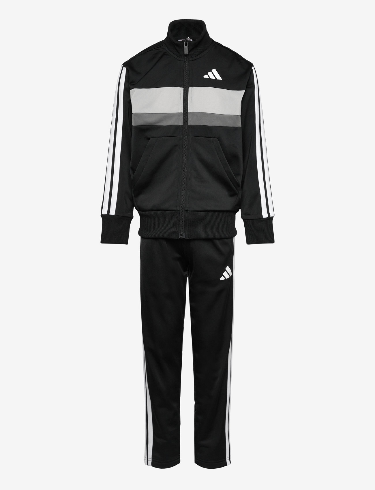 adidas Sportswear - J 3S TIBERIO TS - tracksuits & 2-piece sets - black/white/gretwo - 1