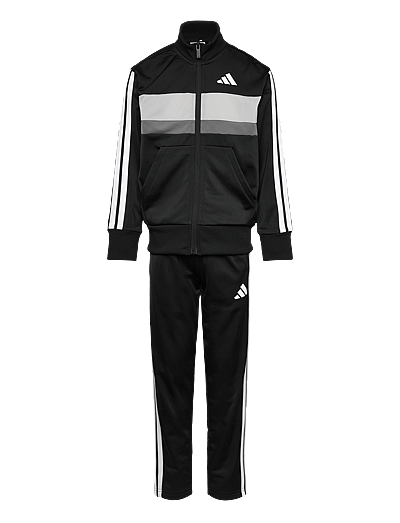 adidas Sportswear J 3S TIBERIO TS - Joggingsæt - BLACK/WHITE/GRETWO / black