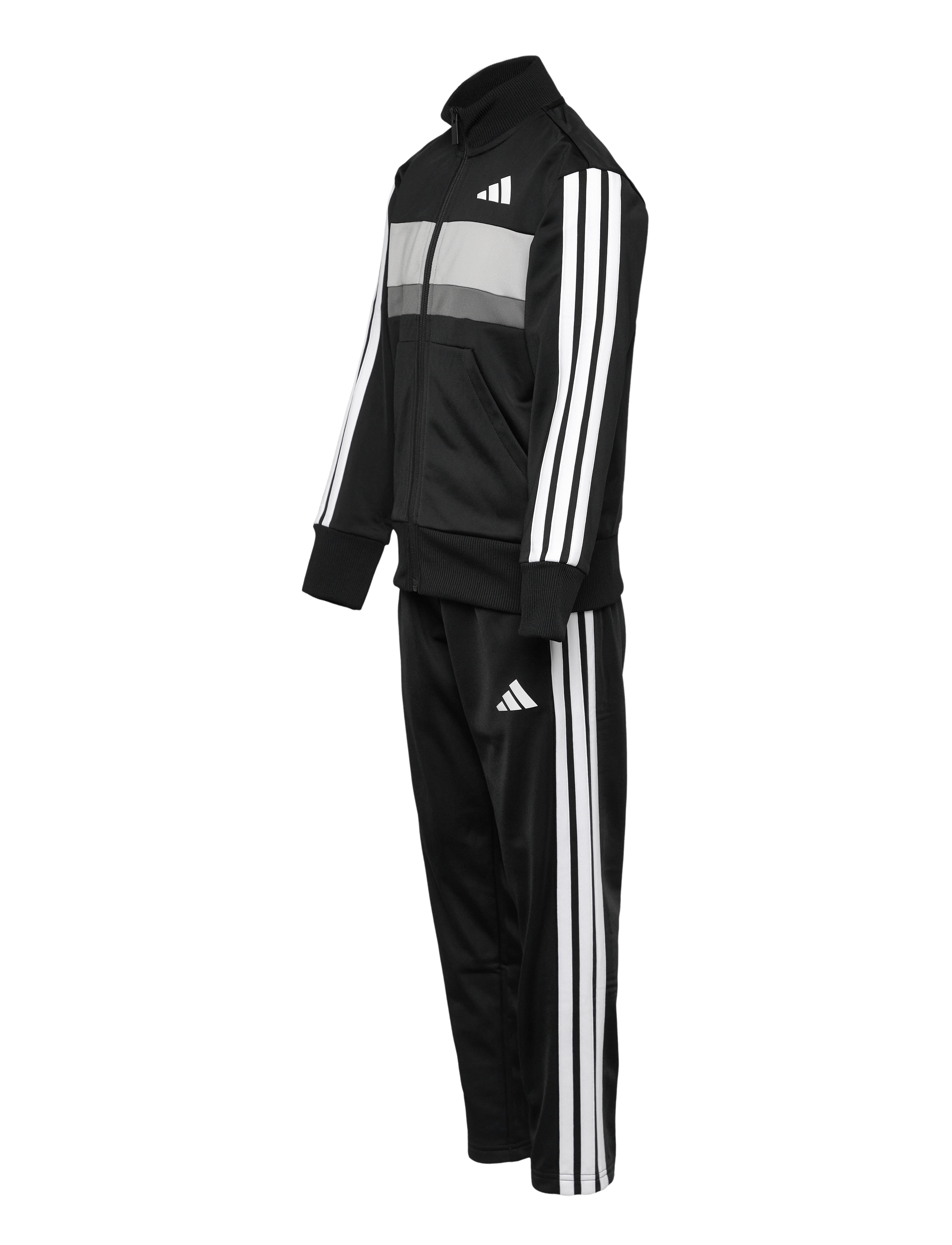 adidas Sportswear - J 3S TIBERIO TS - treningsdrakt og sett av 2 plagg - black/white/gretwo - 5