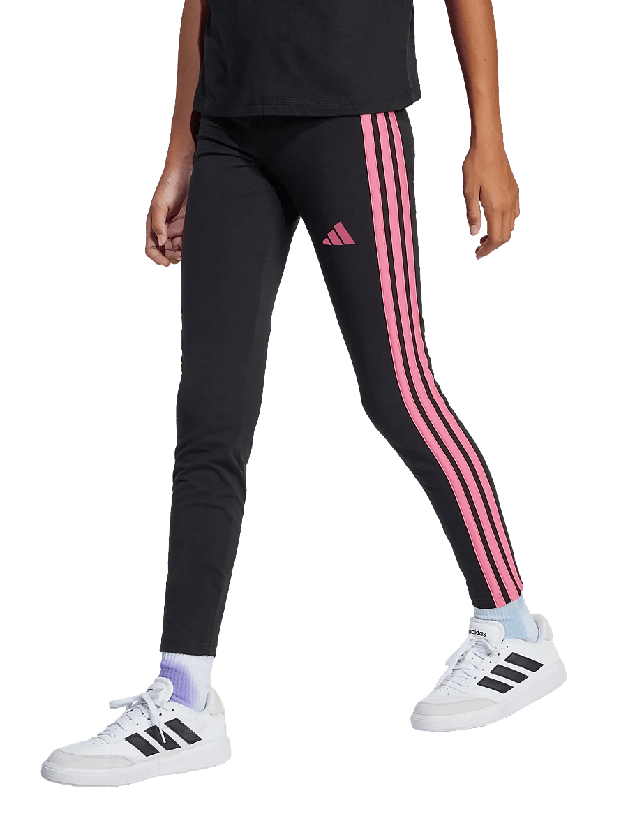 adidas Sportswear - JG 3S LEG 230 - leggings - black/pnkfus - 3