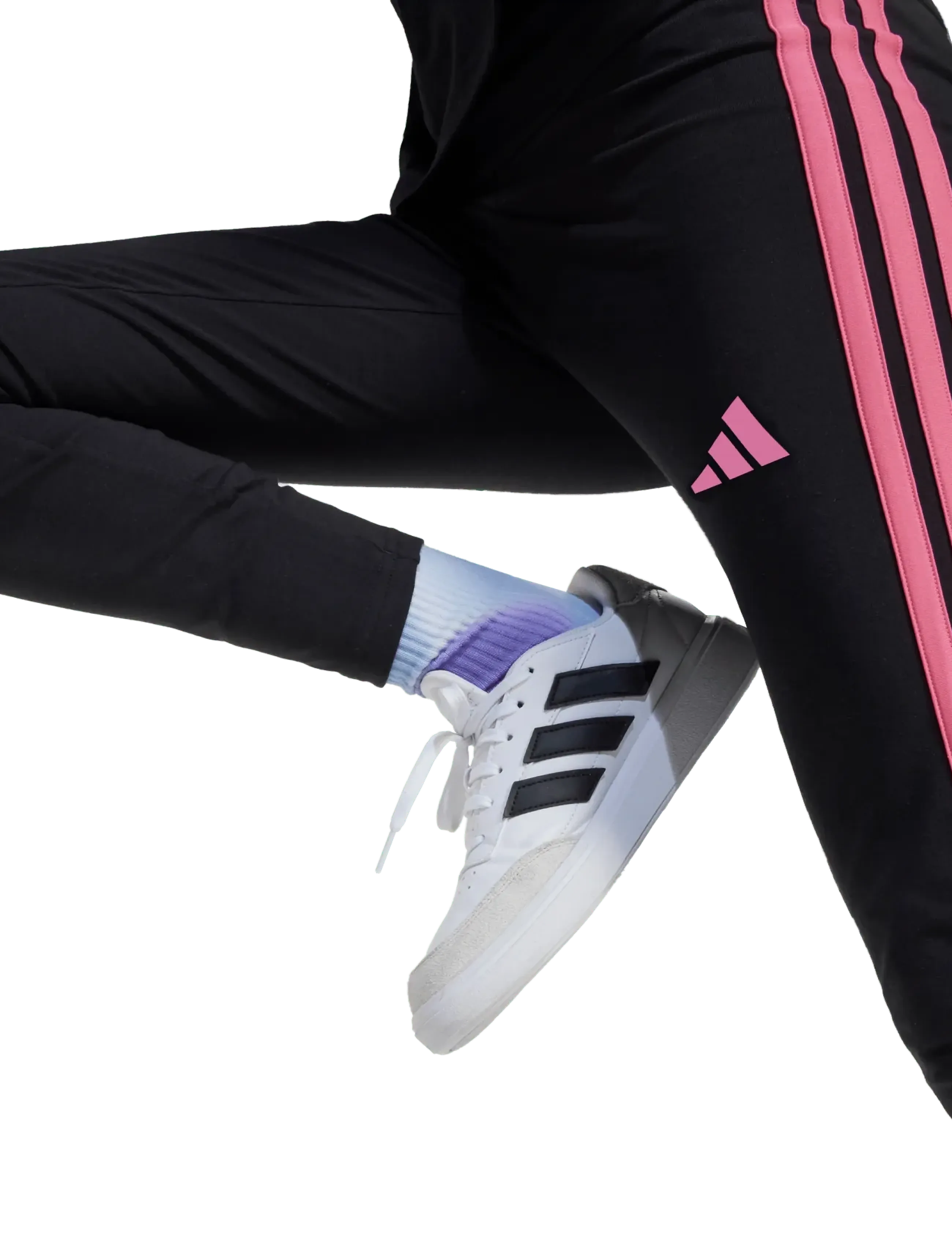 adidas Sportswear - JG 3S LEG 230 - leggings - black/pnkfus - 4