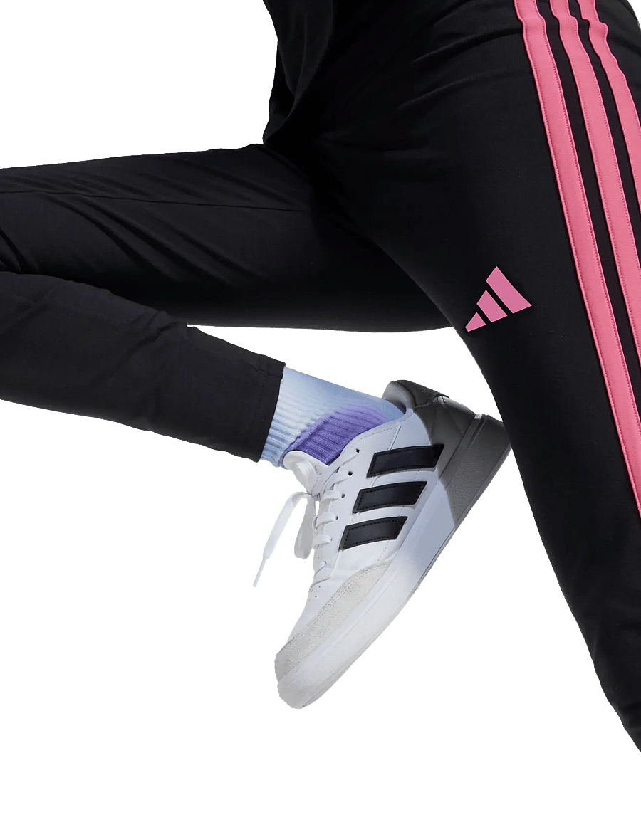 adidas Sportswear - JG 3S LEG 230 - leggings - black/pnkfus - 4