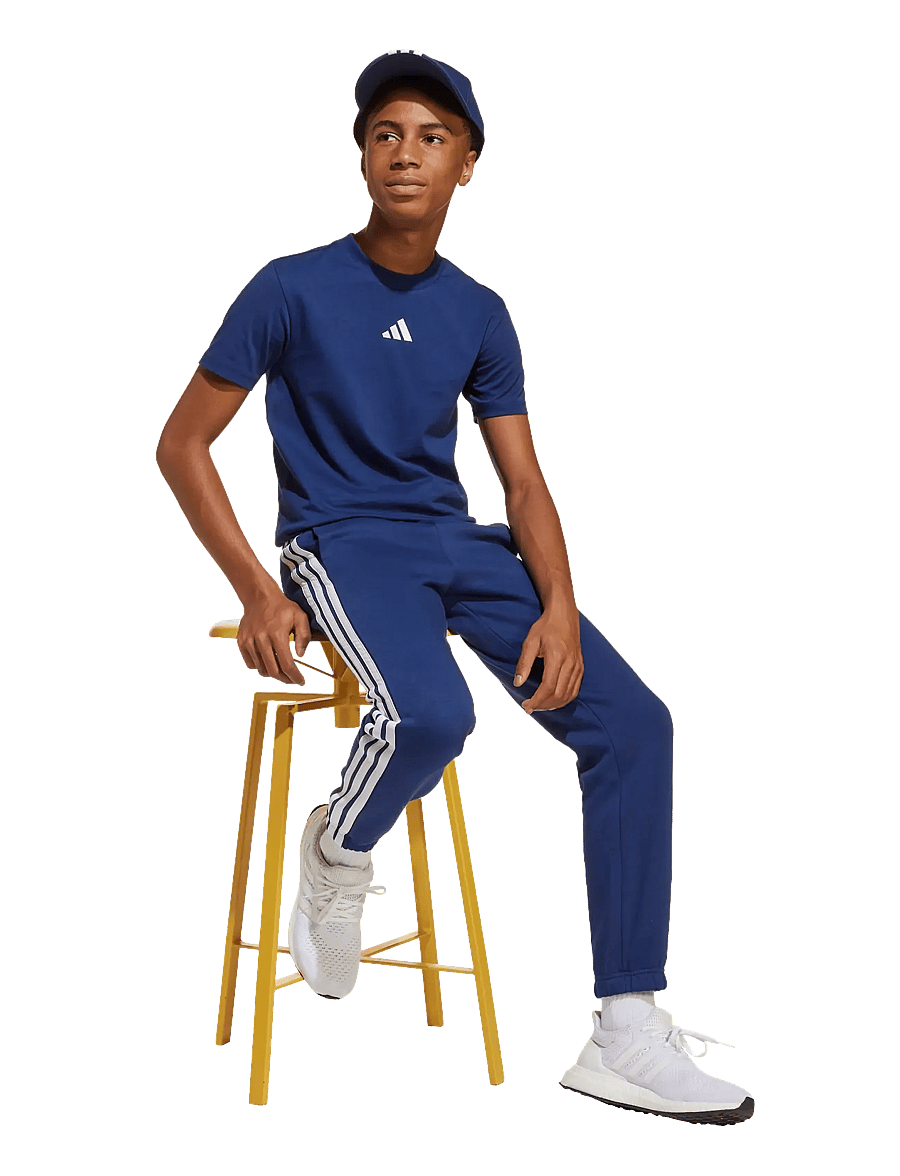 adidas Sportswear - J 3S FL PT 280 - dressipüksid - dkblue/white - 0