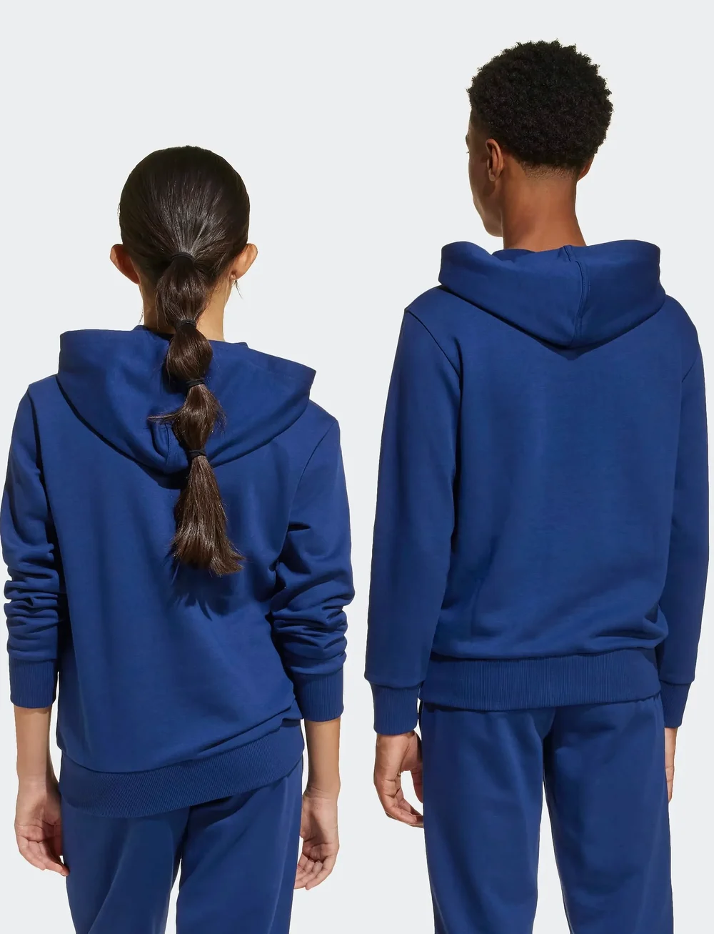 adidas Sportswear - J SL FL HD 225 - huvtröjor - dkblue/white - 3