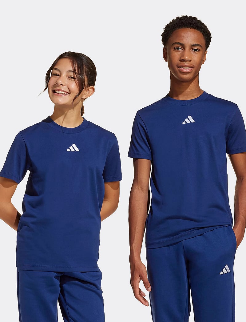 adidas Sportswear - J SL TEE 160 - kurzärmelig - dkblue/white - 4