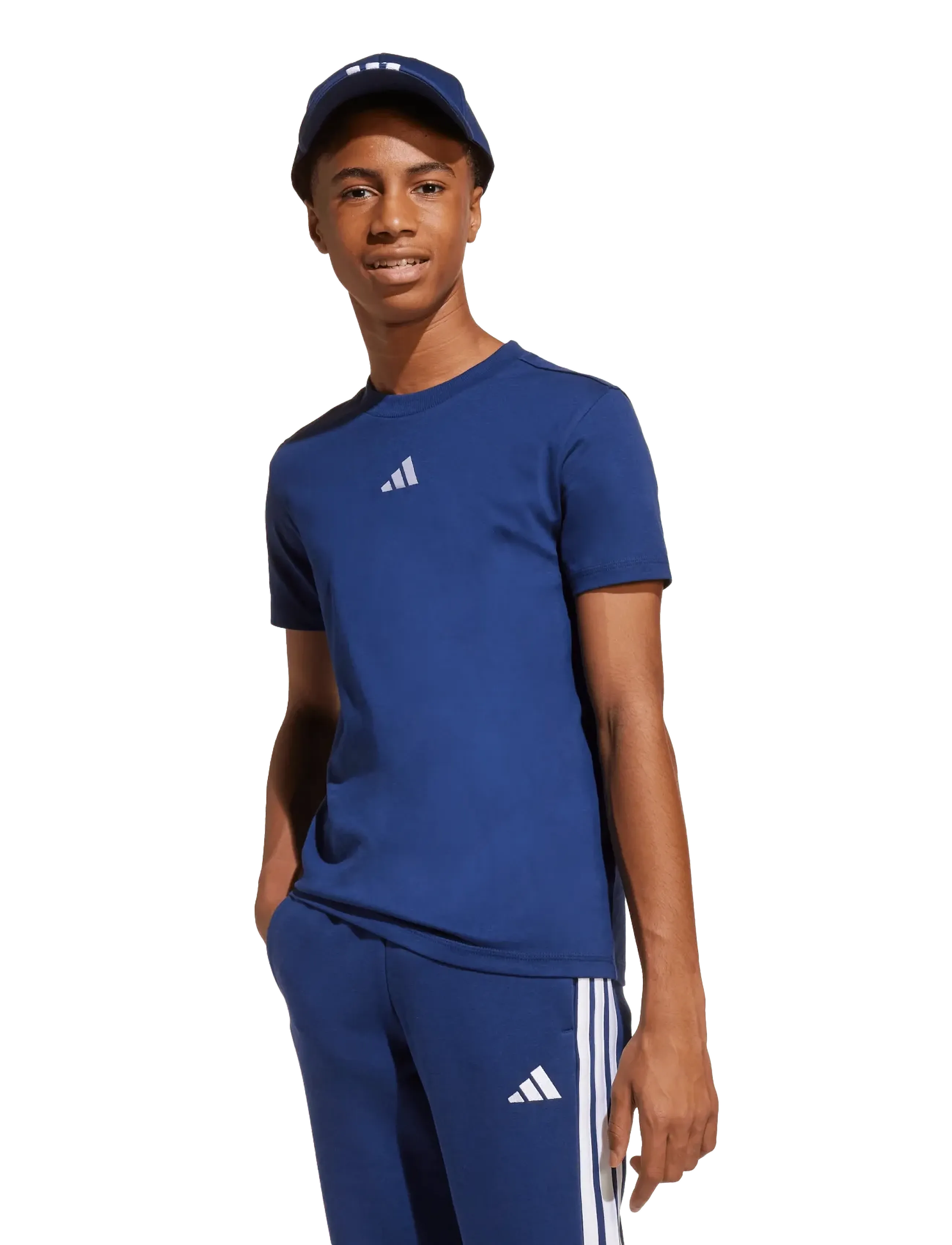 adidas Sportswear - J SL TEE 160 - kurzärmelig - dkblue/white - 4