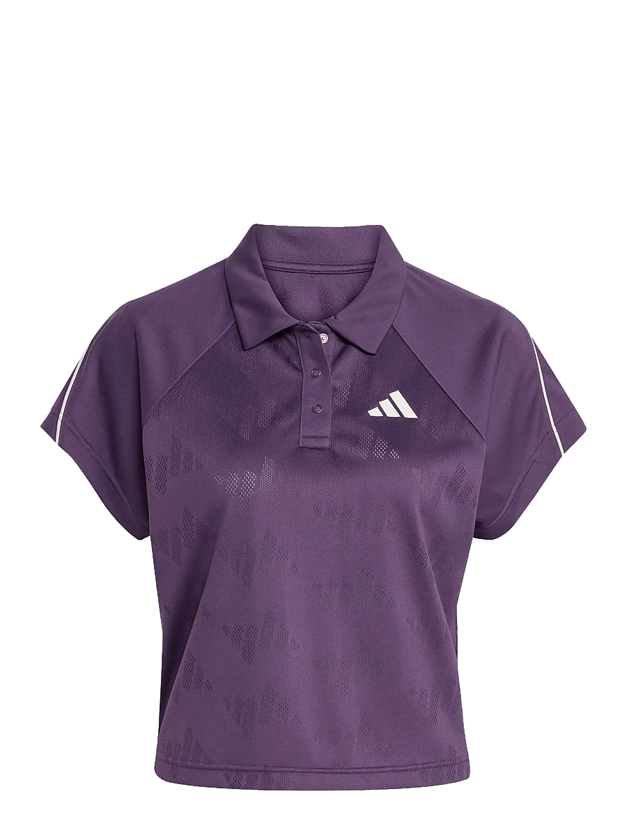 adidas Sportswear - W STA SEAS TOP - polos - aurplu/owhite - 1