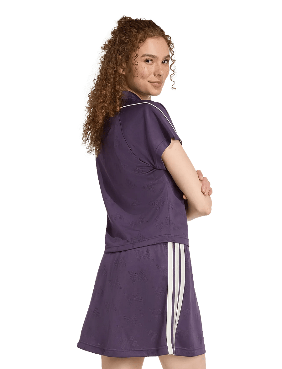 adidas Sportswear - W STA SEAS TOP - polos - aurplu/owhite - 2