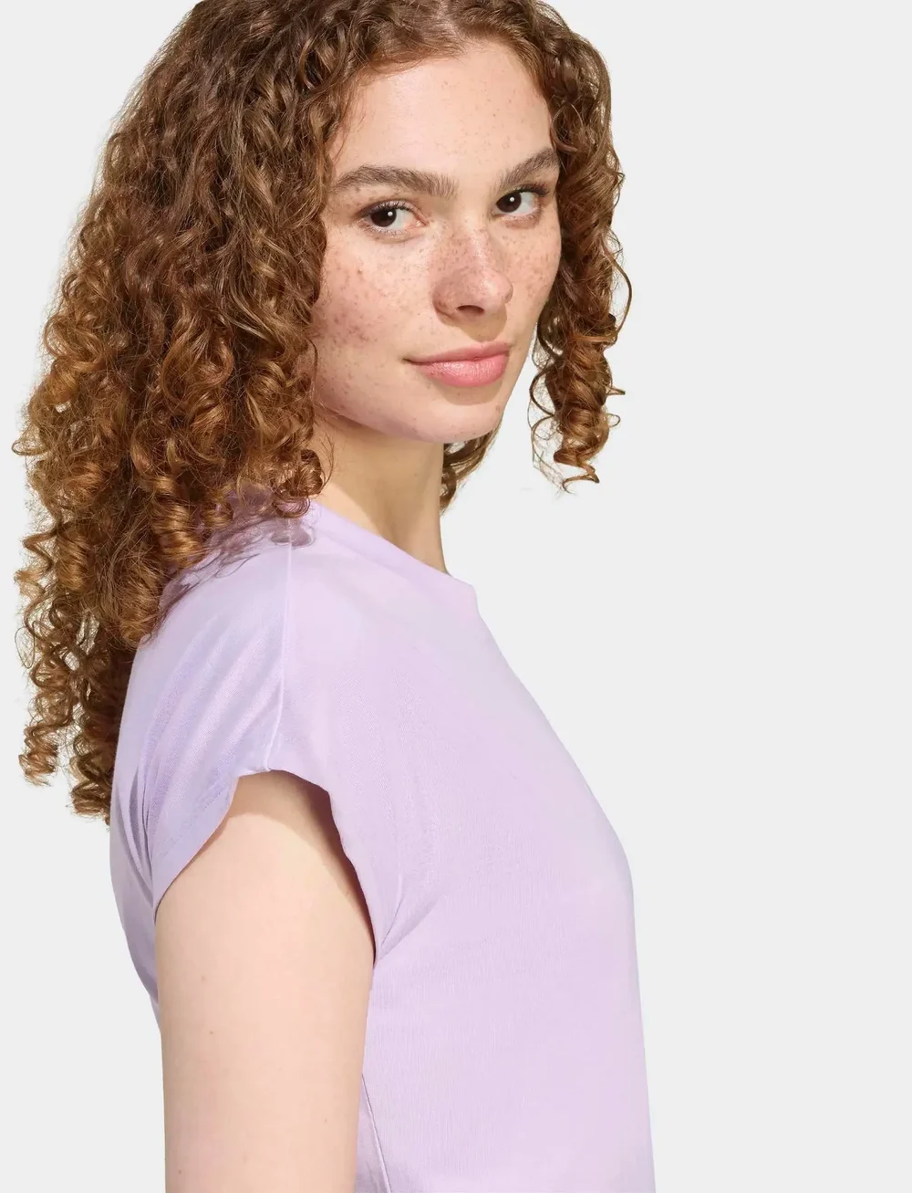 adidas Sportswear - W LIN SJ T - t-shirts - powplu/white - 3