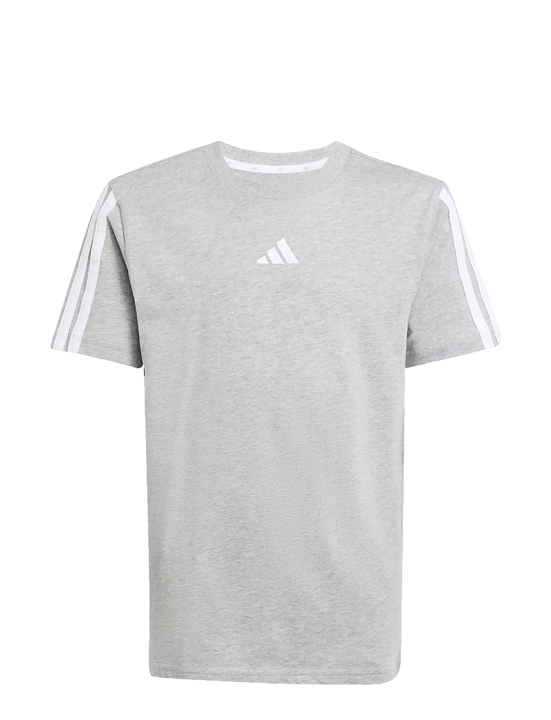adidas Sportswear - J 3S TEE 160 - kortärmade t-shirts - mgreyh/white - 1