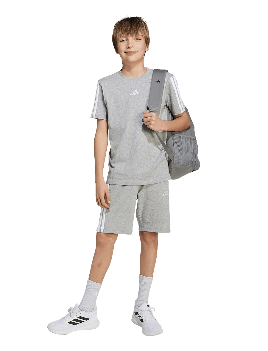 adidas Sportswear - J 3S TEE 160 - sportoberteile - mgreyh/white - 0