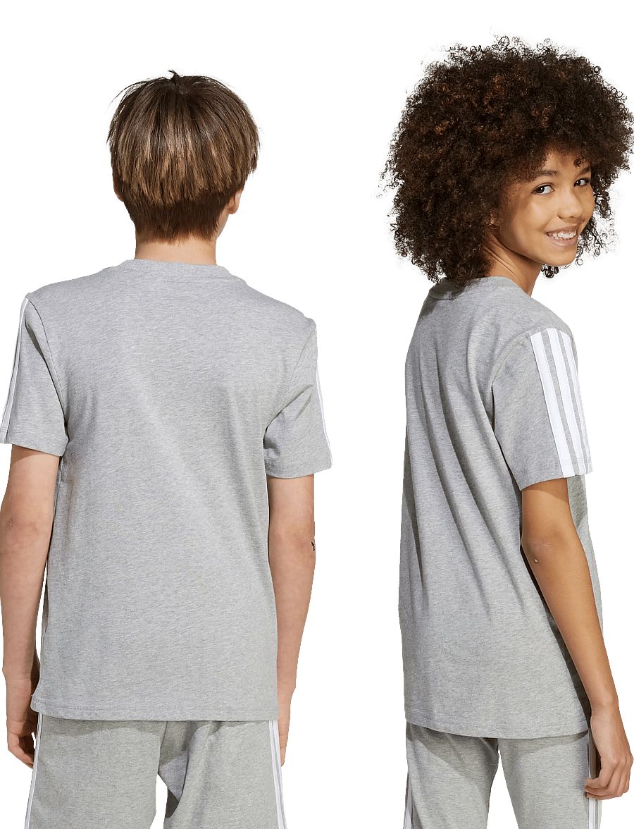 adidas Sportswear - J 3S TEE 160 - sportoberteile - mgreyh/white - 3