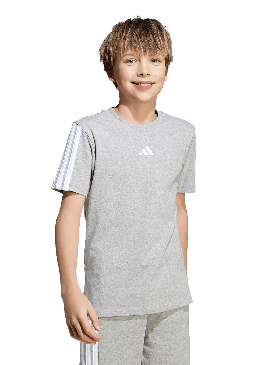 adidas Sportswear - J 3S TEE 160 - sportoberteile - mgreyh/white - 4