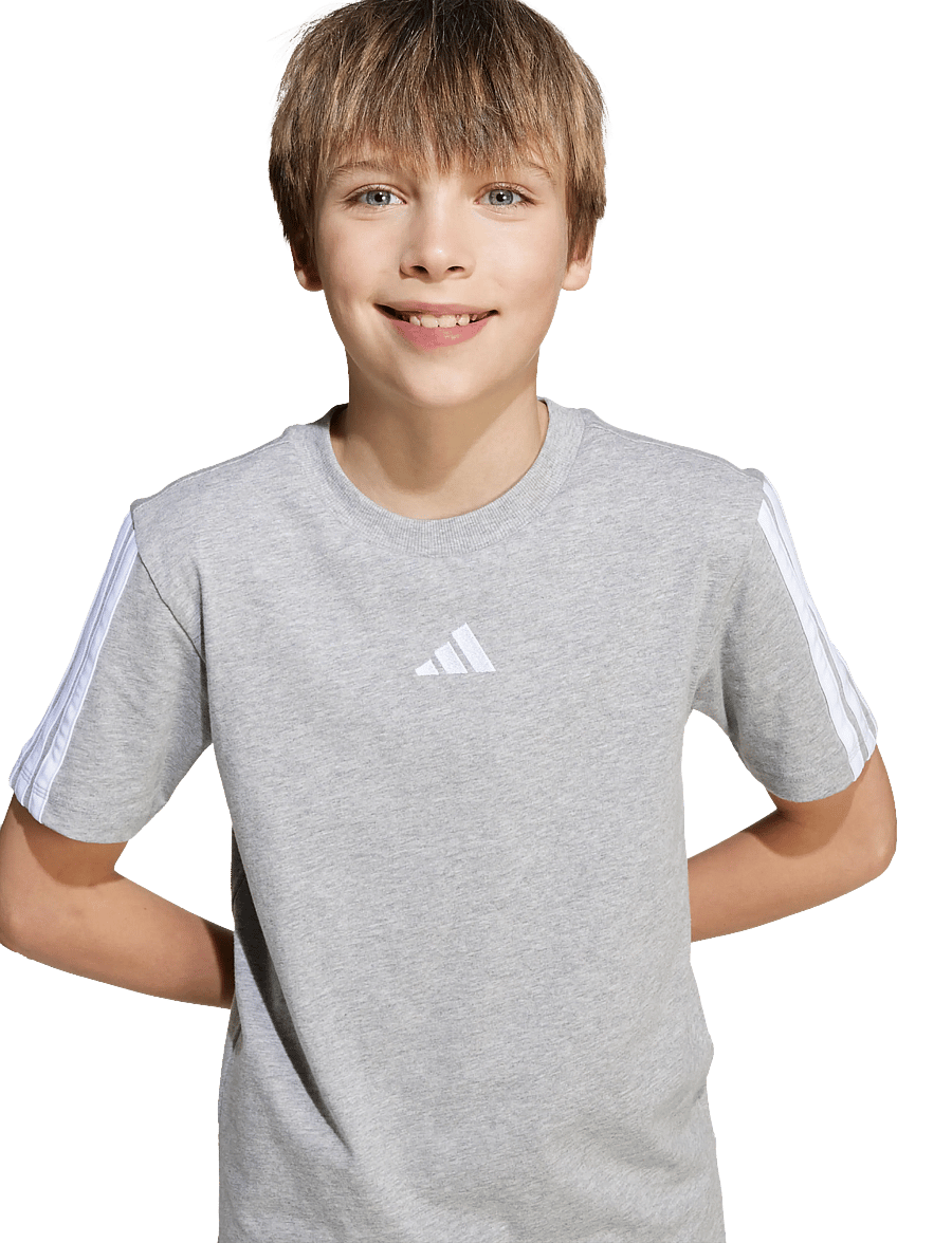 adidas Sportswear - J 3S TEE 160 - sportoberteile - mgreyh/white - 5