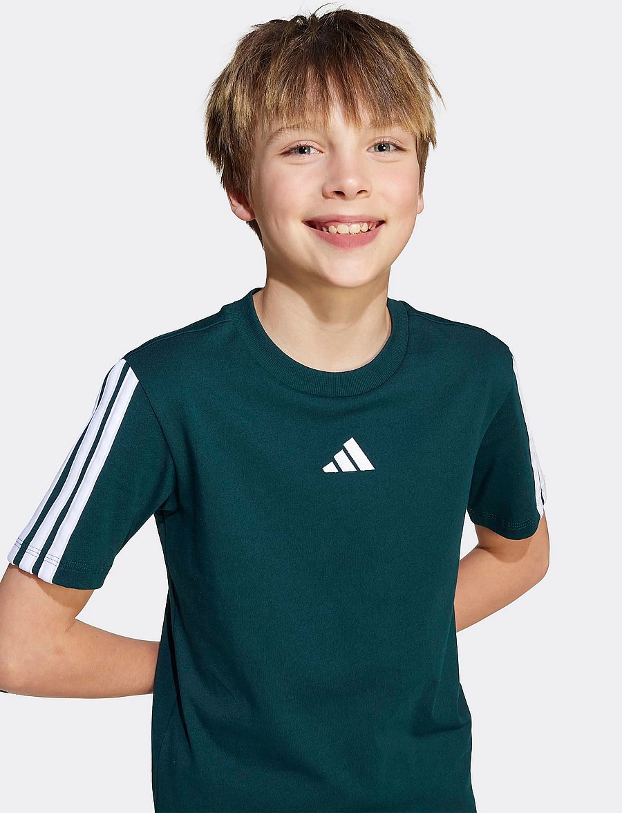 adidas Sportswear - J 3S TEE 160 - sporttoppar - aurivy/white - 2