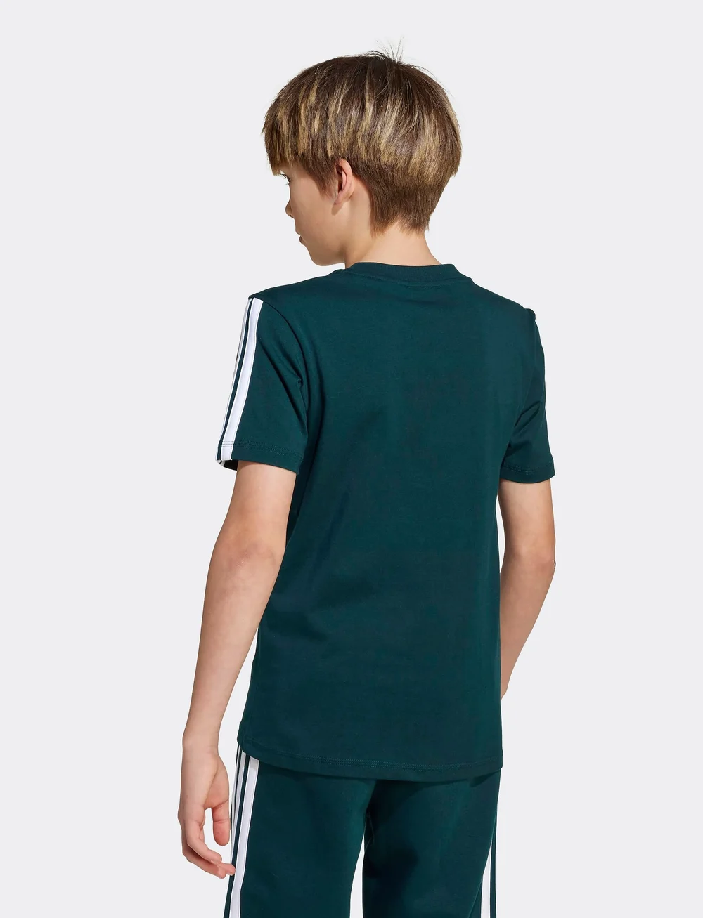 adidas Sportswear - J 3S TEE 160 - kortærmede t-shirts - aurivy/white - 4