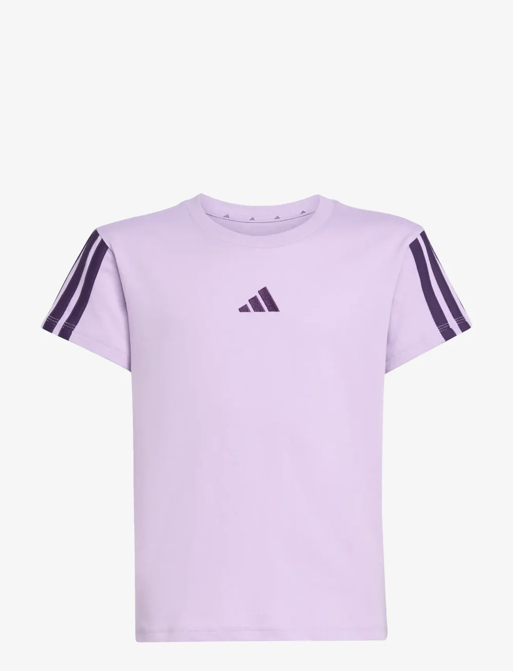 adidas Sportswear - JG 3S TEE 160 - short-sleeved t-shirts - powplu/aurplu - 1