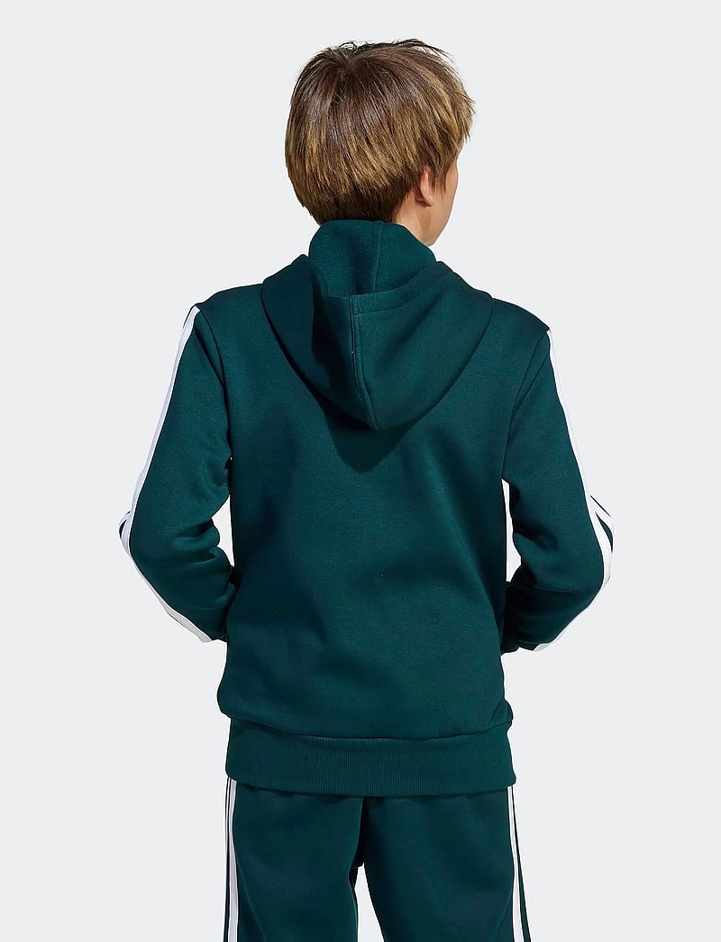 adidas Sportswear - J 3S FL FZ HD - kapuzenpullover - aurivy/white - 3