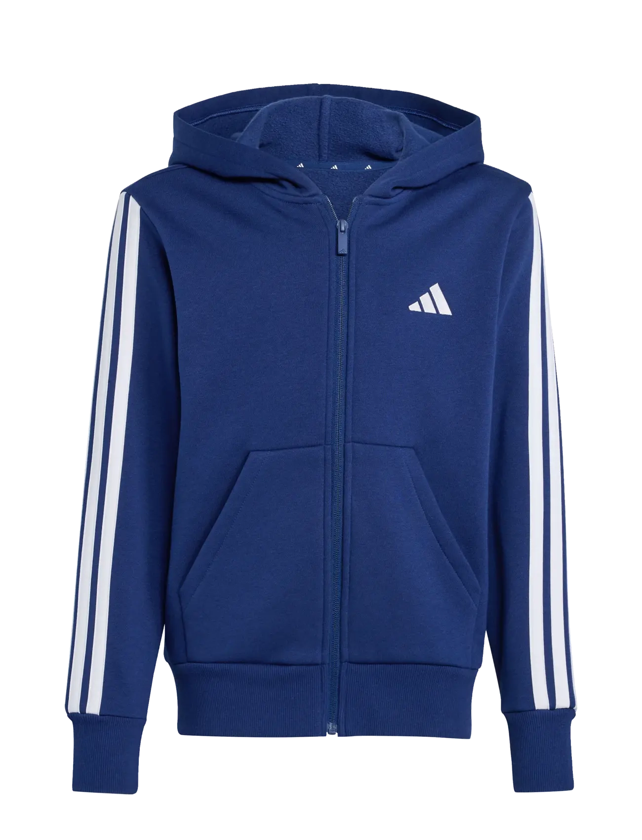 adidas Sportswear J 3S FL FZ HD - App deal - DKBLUE/WHITE / blue