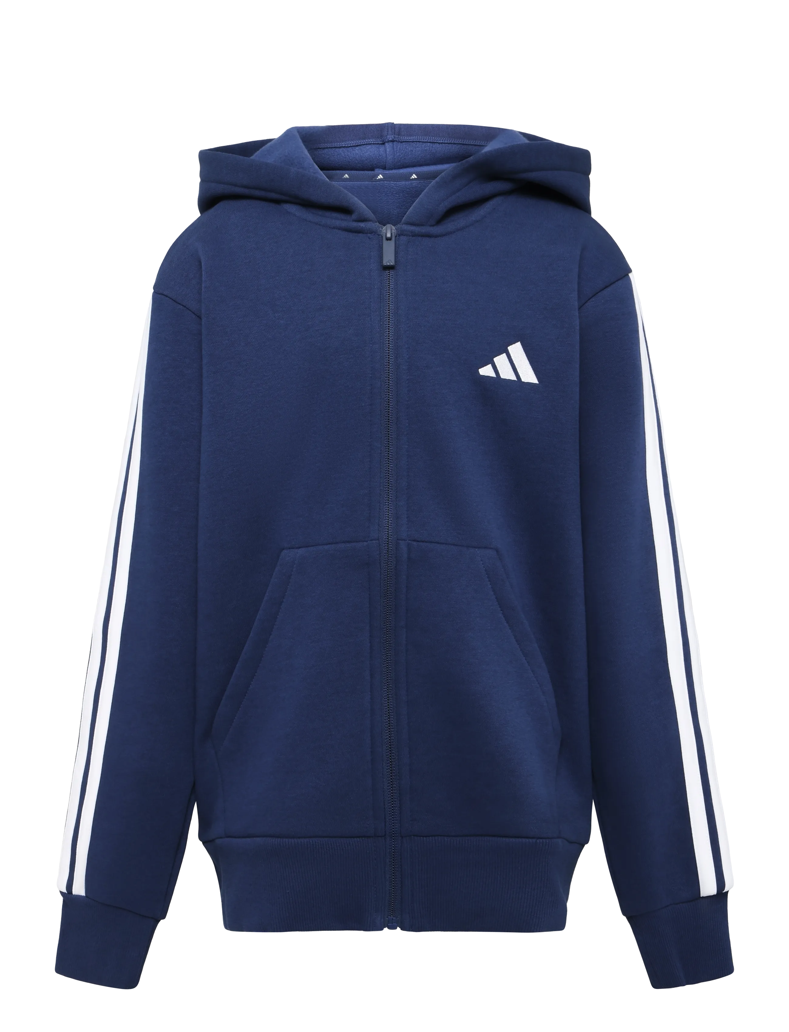 adidas Sportswear J 3S FL FZ HD - adidas - DKBLUE/WHITE / navy