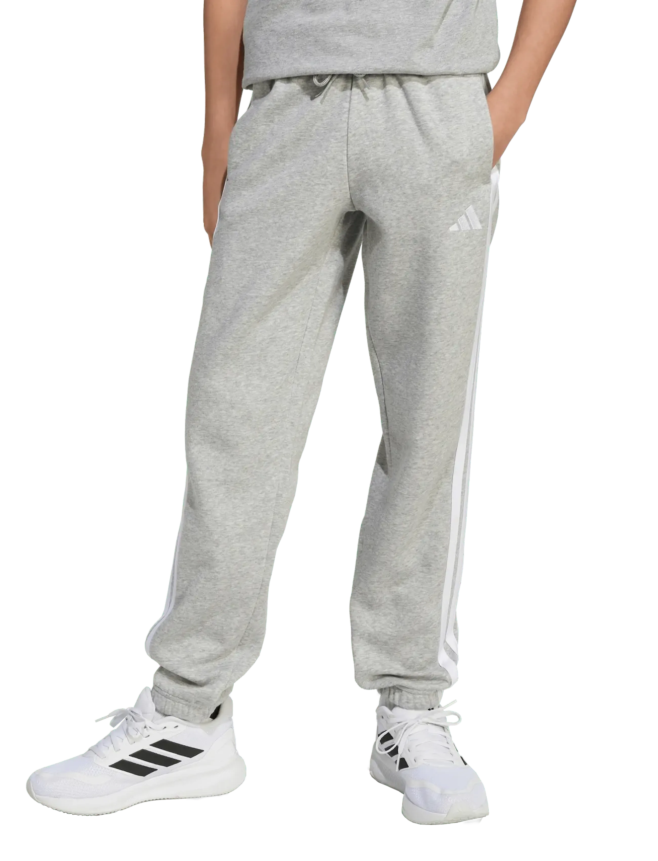 adidas Sportswear - J 3S FL PT 280 - trainingshosen - mgreyh/white - 5