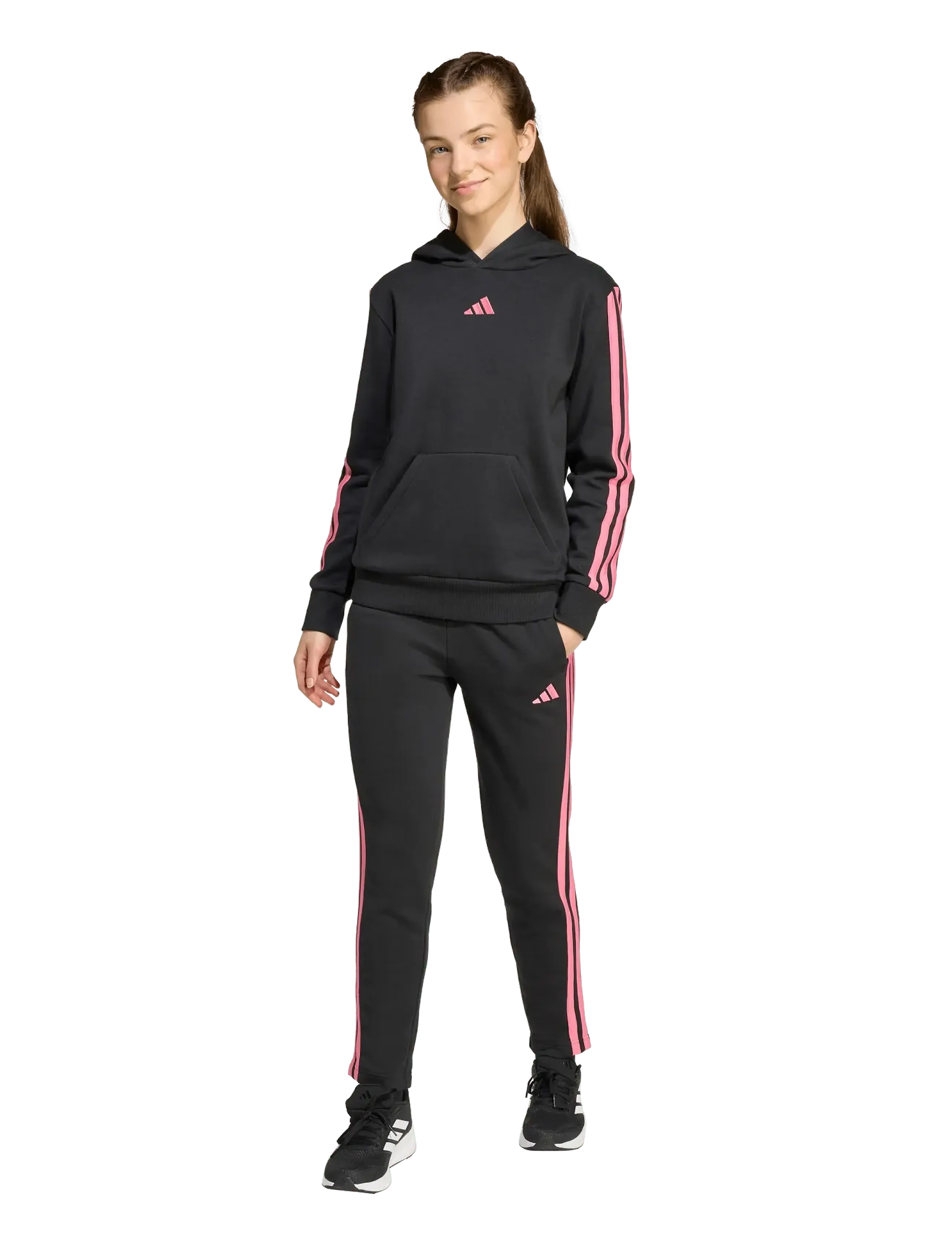 adidas Sportswear Jg 3S Ft Pt 280, 140, Schwarz, Kinder