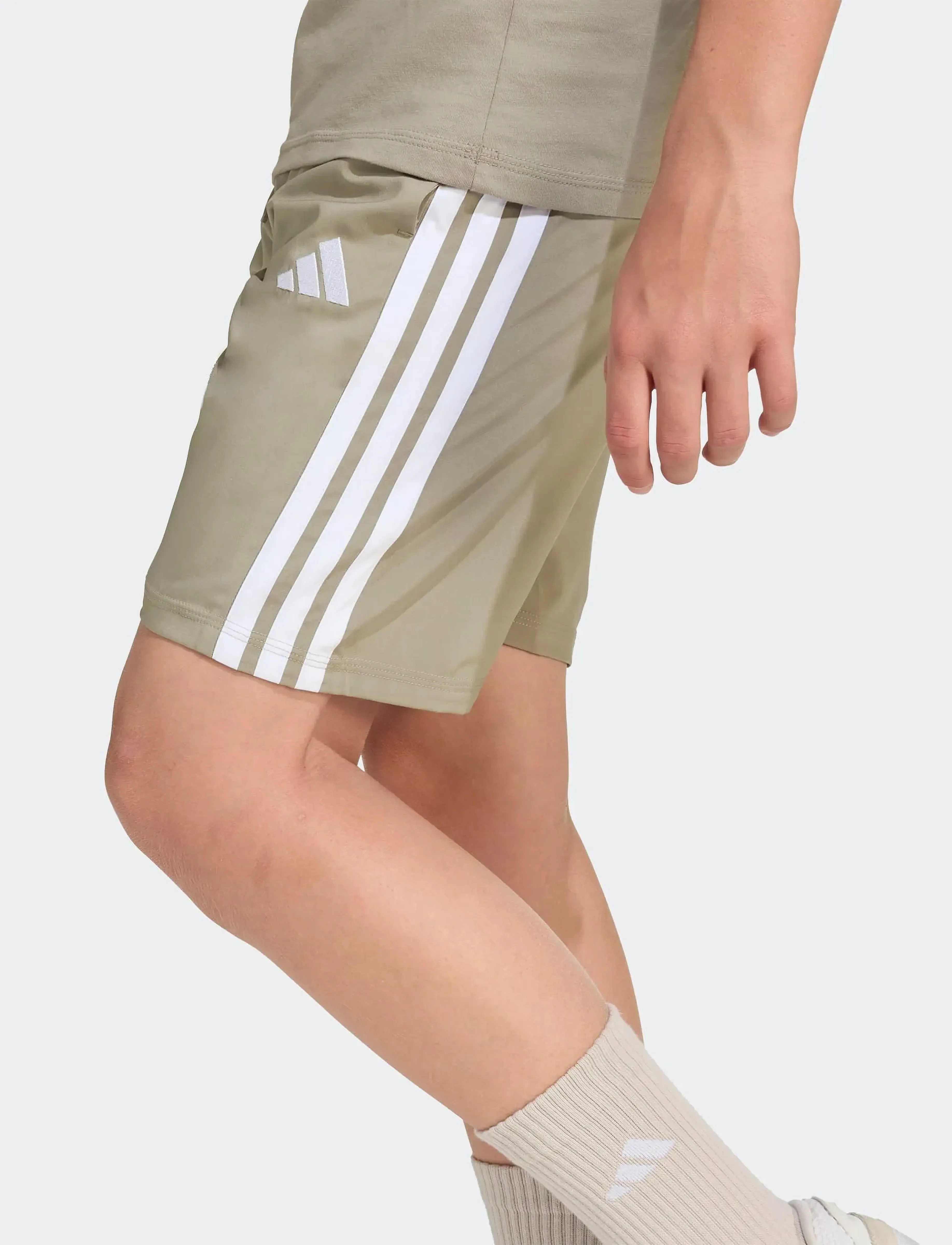 adidas Sportswear - J 3S WV SH - sportsshorts - silpeb/white - 5