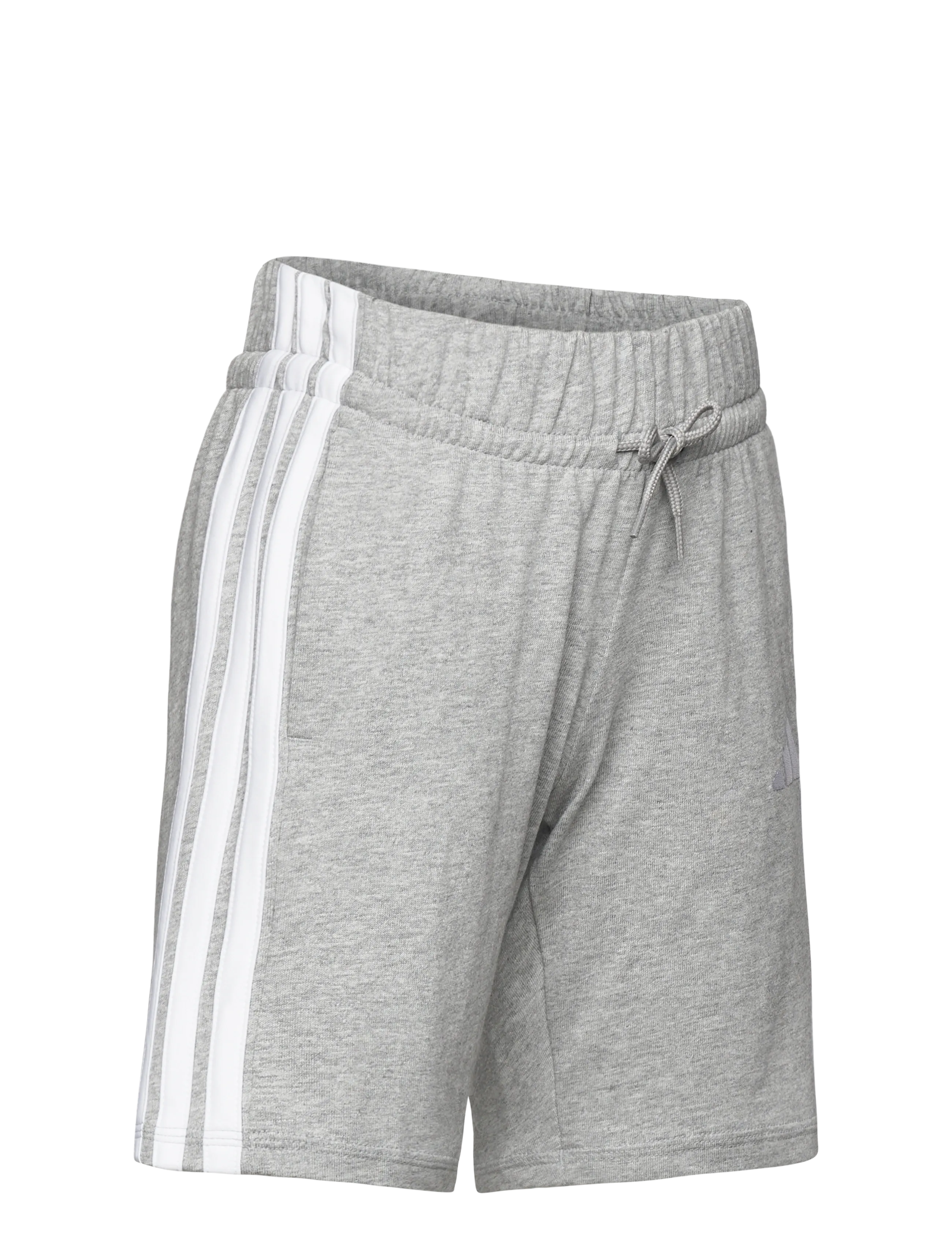 adidas Sportswear - J 3S KN SH 210 - mjukisshorts - mgreyh/white - 3