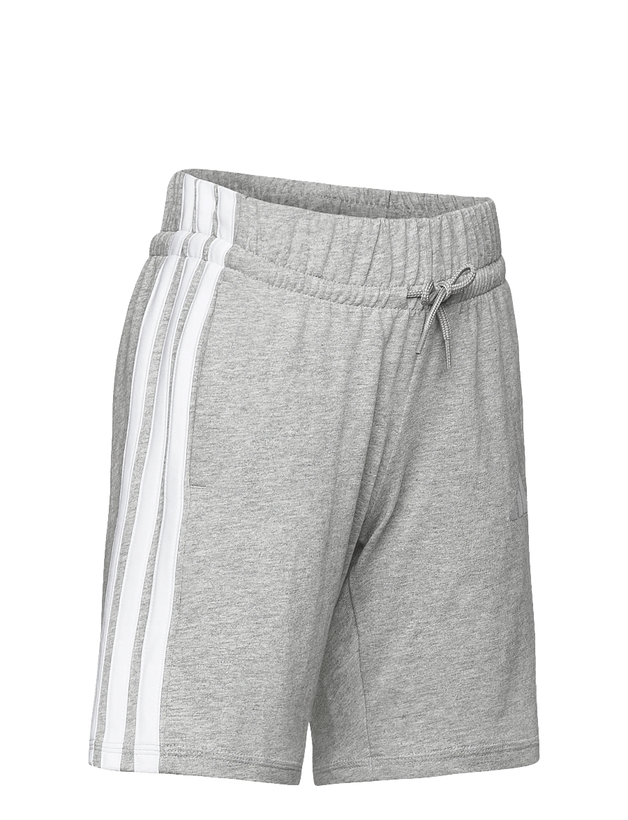 adidas Sportswear - J 3S KN SH 210 - sweatshorts - mgreyh/white - 3