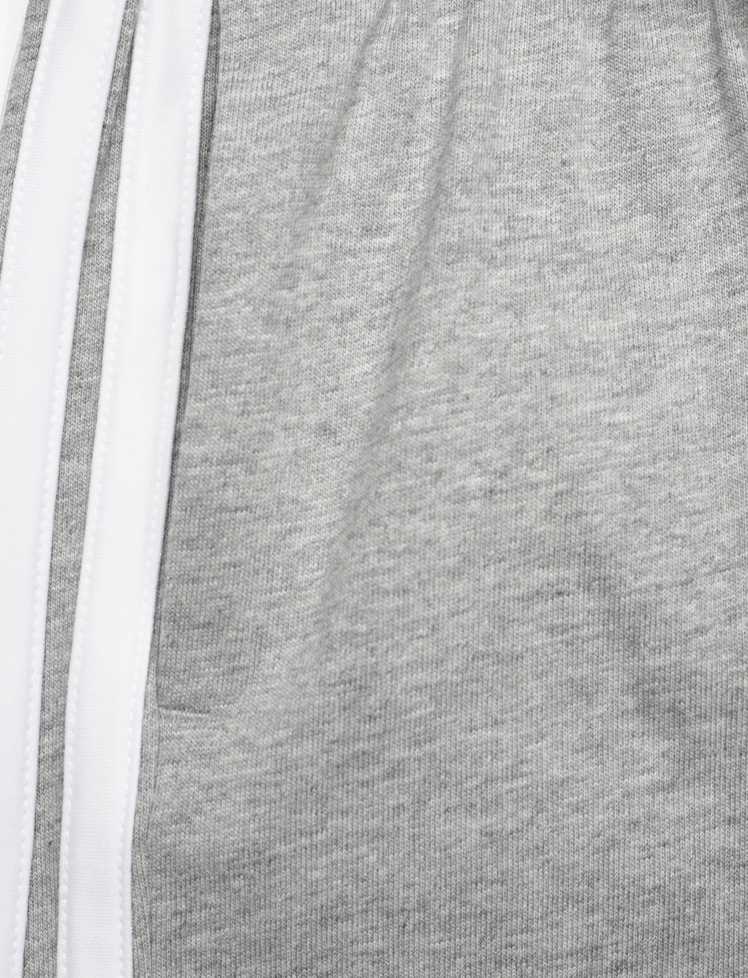 adidas Sportswear - J 3S KN SH 210 - mjukisshorts - mgreyh/white - 4