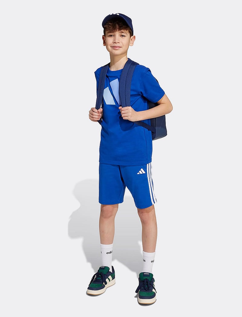 adidas Sportswear - J 3S KN SH 210 - sweatshorts - royblu/white - 4