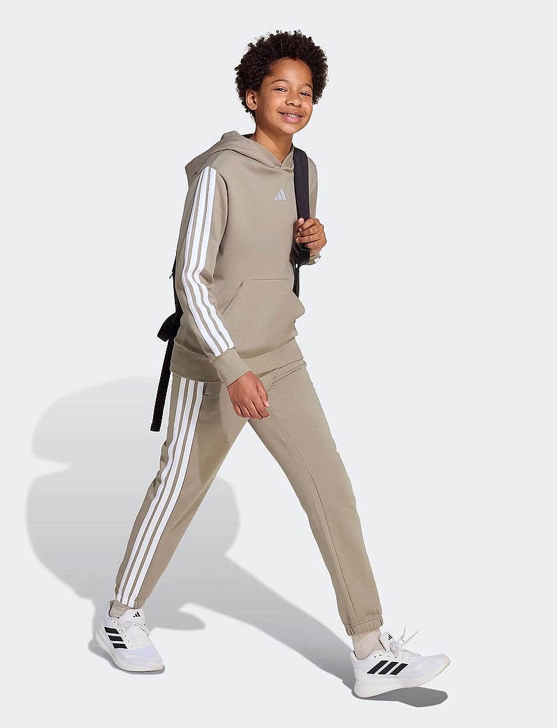 adidas Sportswear - J 3S FL HD 225 - huvtröjor - silpeb/white - 0