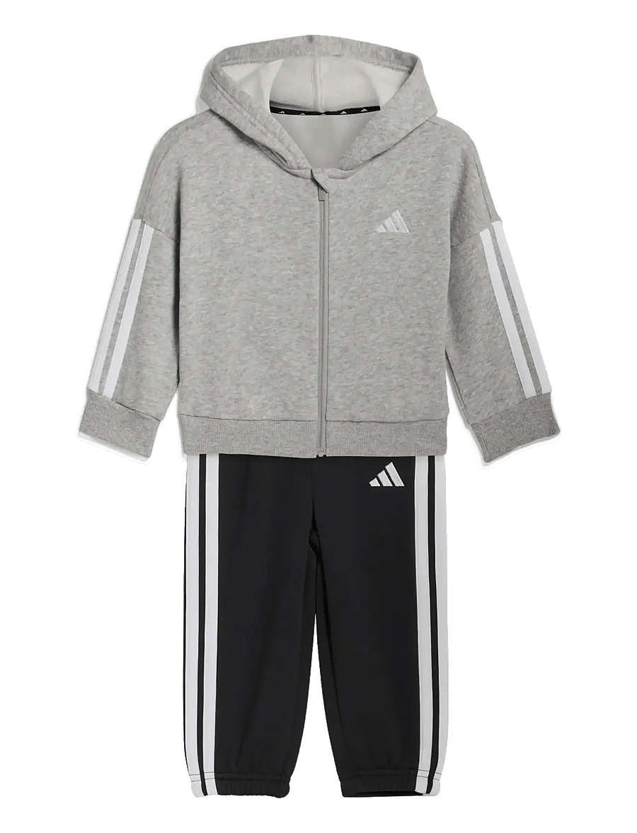 adidas Sportswear - I 3S FZ FL JOG - survêtements et ensembles 2-pièces - mgreyh/white - 0