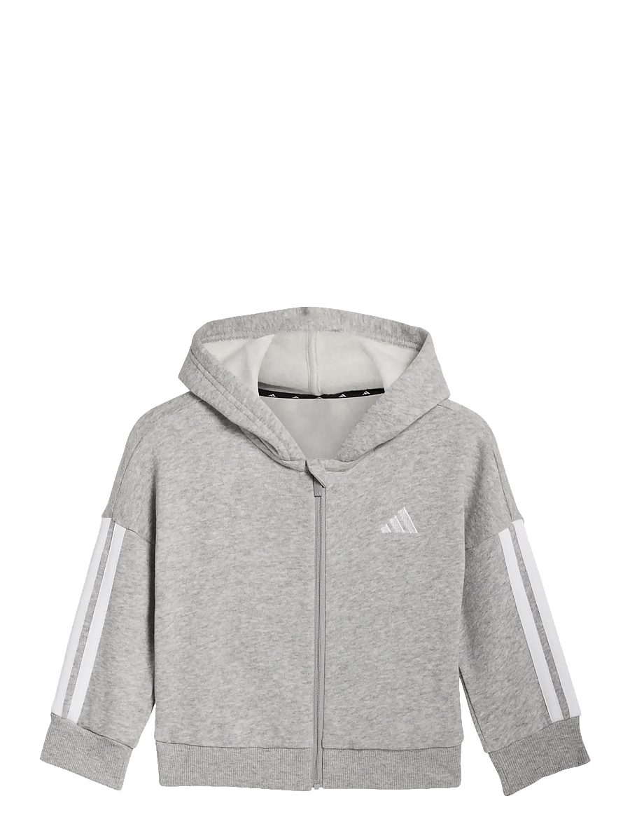 adidas Sportswear - I 3S FZ FL JOG - survêtements et ensembles 2-pièces - mgreyh/white - 2