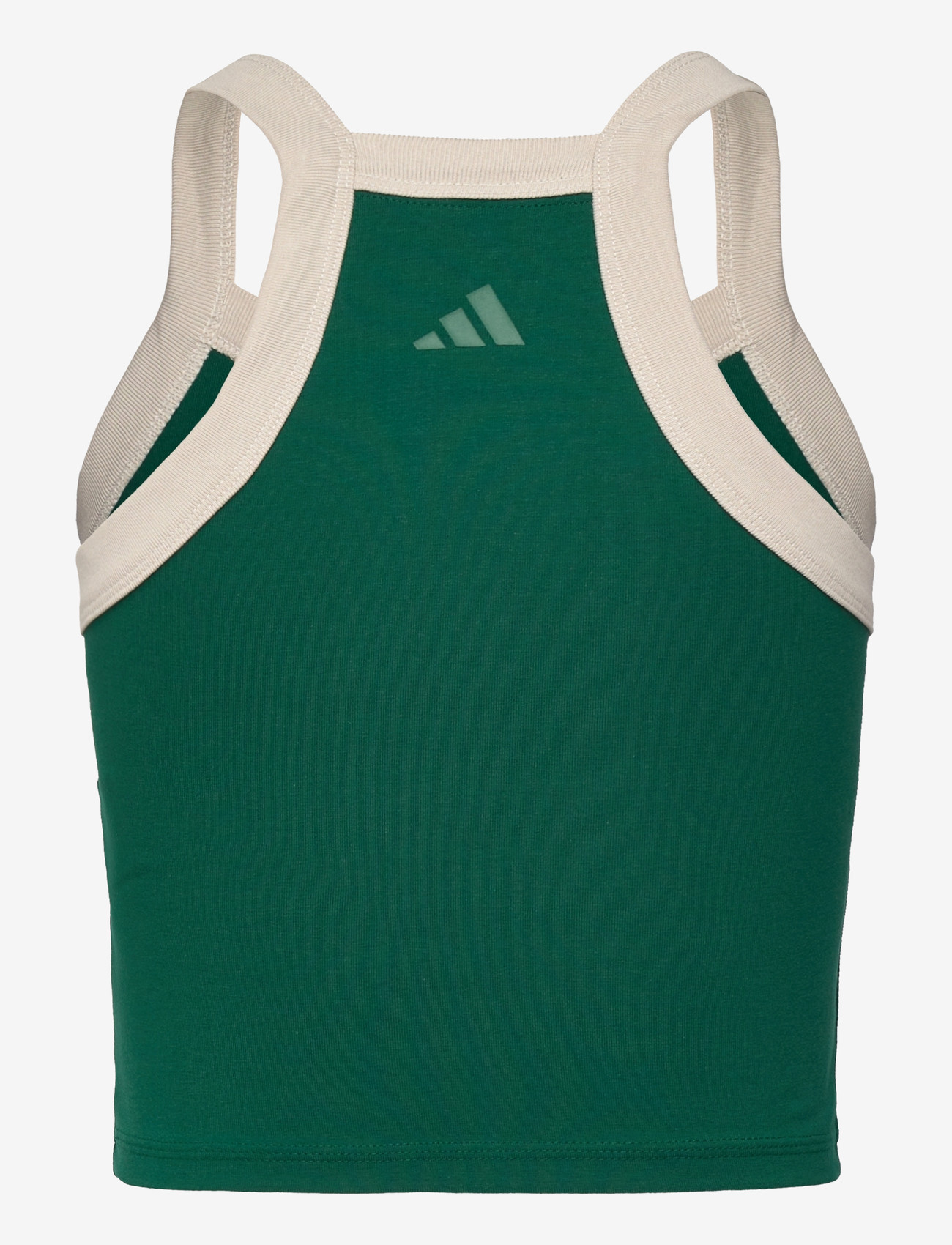 adidas Sportswear - W CP TANK - crop tops - cgreen/white - 1